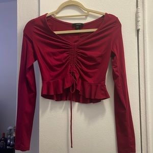 Cropped top. Cute for going out!